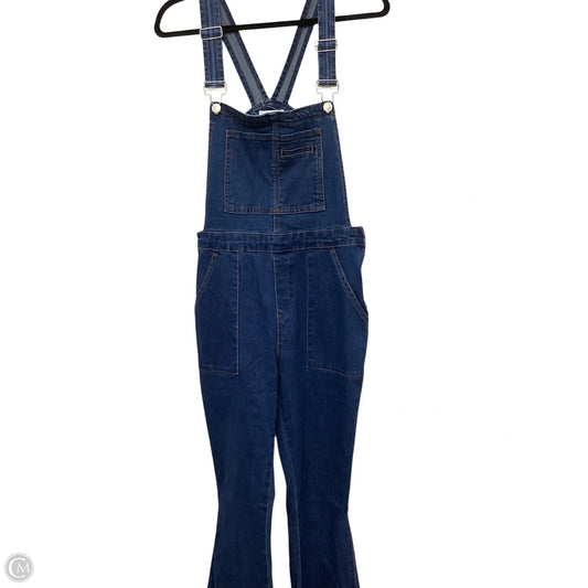 Overalls By Clothes Mentor In Blue Denim, Size: M