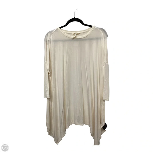 Top Long Sleeve By Matilda Jane In Cream, Size: M