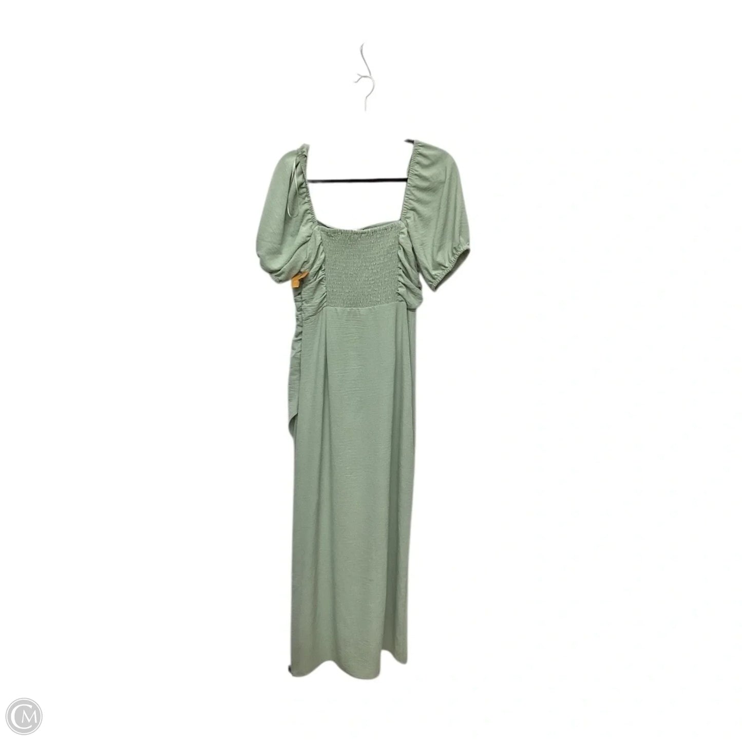 Dress Casual Maxi By By The River In Green, Size: L