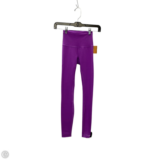 Athletic Leggings By Lululemon In Purple, Size: 0
