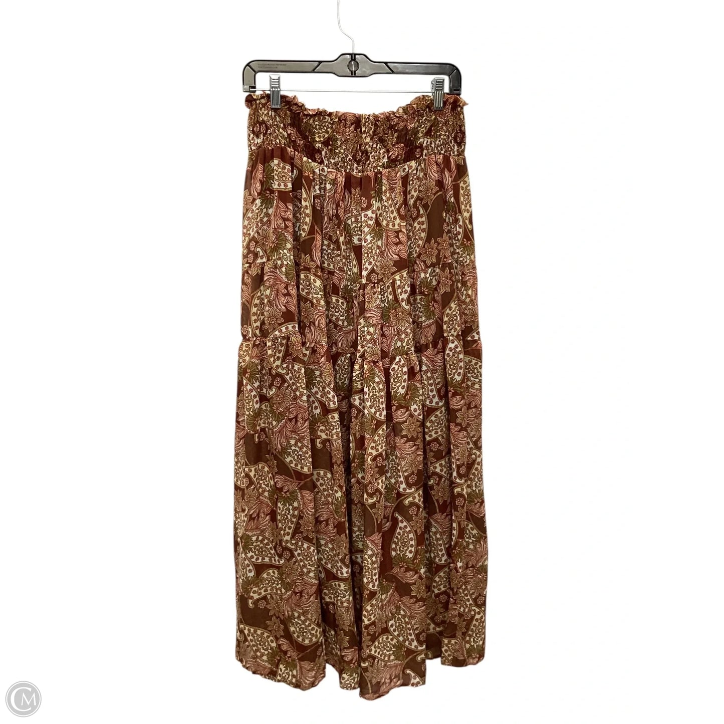 Skirt Maxi By Mittoshop In Orange, Size: L