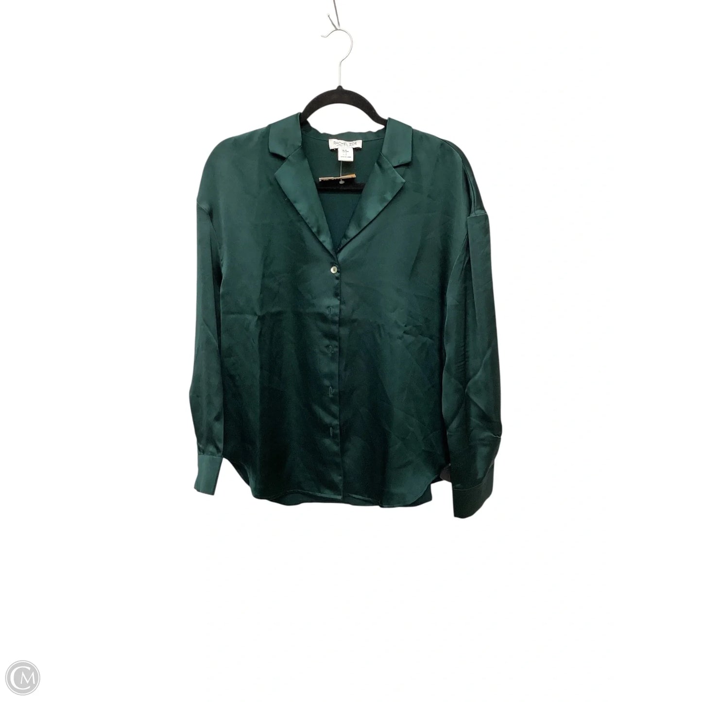 Top Long Sleeve By Rachel Zoe In Green, Size: M