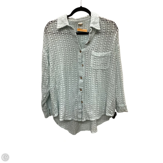 Top Long Sleeve By Clothes Mentor In Blue, Size: S