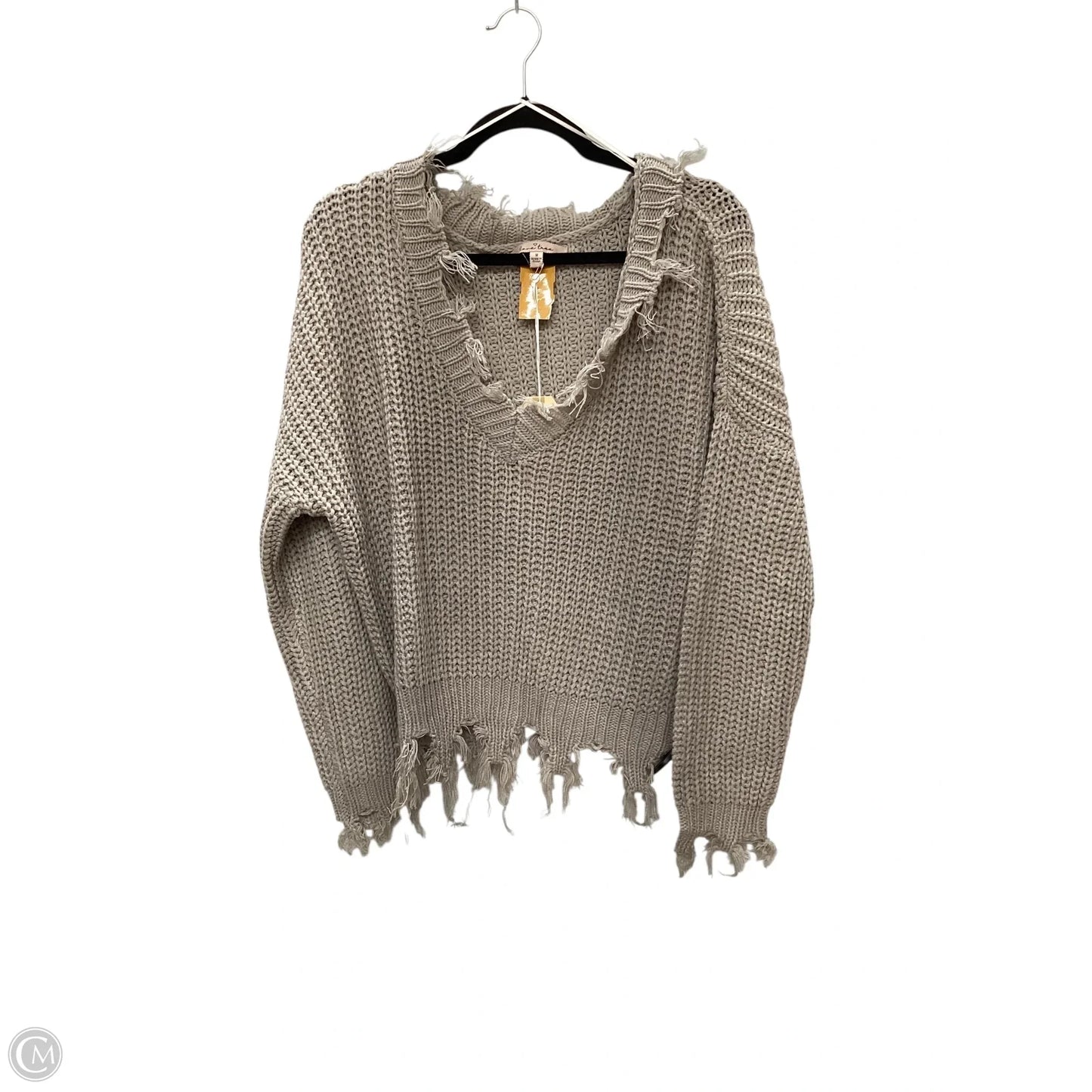 Sweater By Love Tree In Tan, Size: M