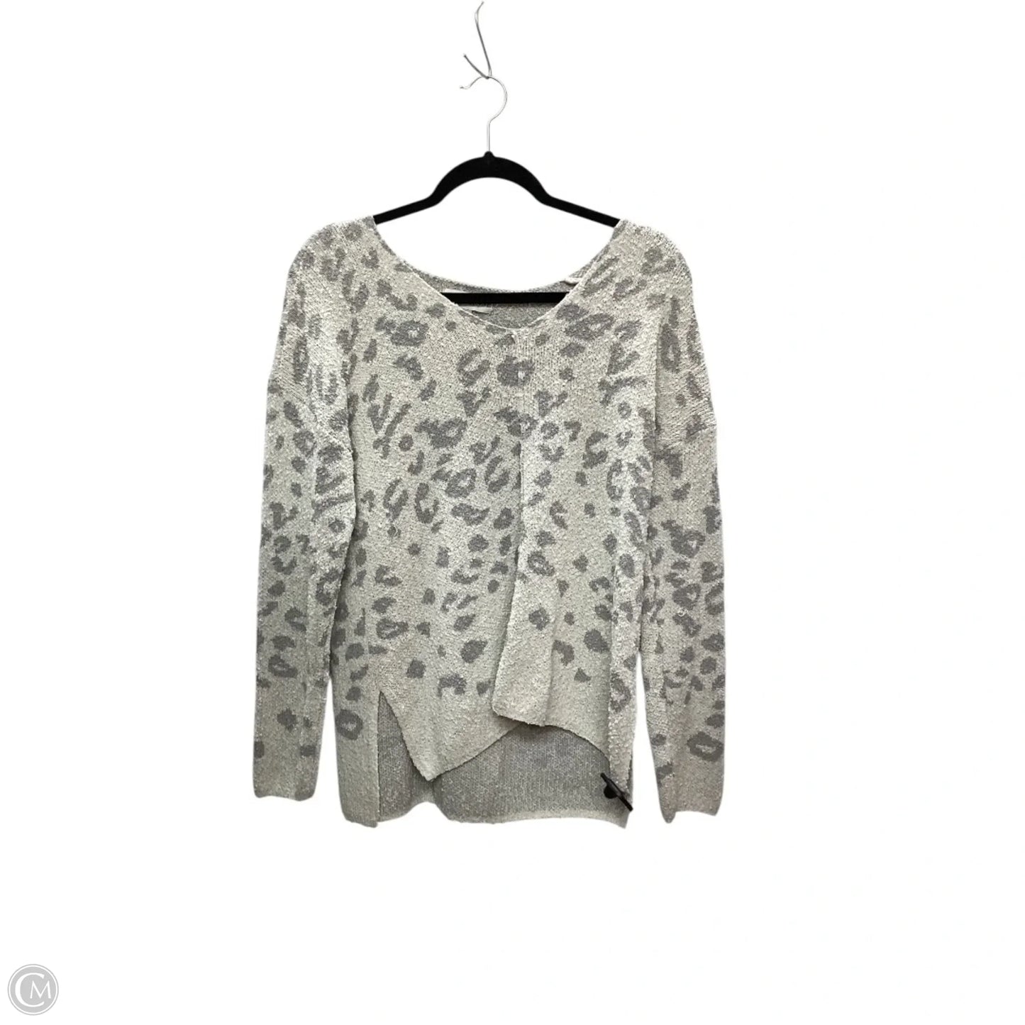 Top Long Sleeve By Knox Rose In Grey, Size: M