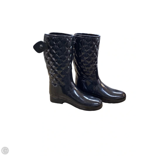 Boots Rain By Hunter In Black, Size: 8