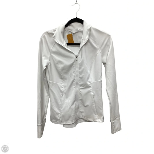 Athletic Jacket By 90 Degrees By Reflex In White, Size: M