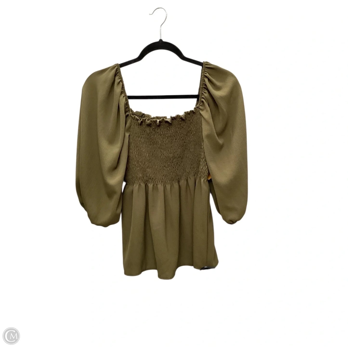 Top 2pc 3/4 Sleeve By Vine & Love In Green, Size: S