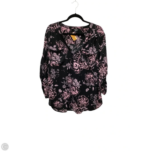 Top Long Sleeve By Torrid In Black, Size: 2x