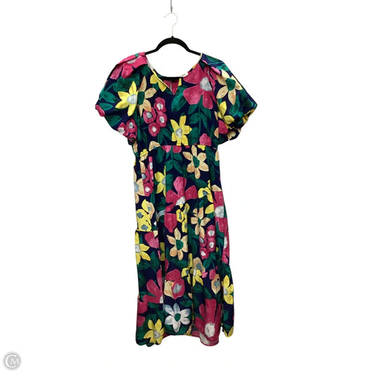 Dress Casual Maxi By Umgee In Floral Print, Size: L
