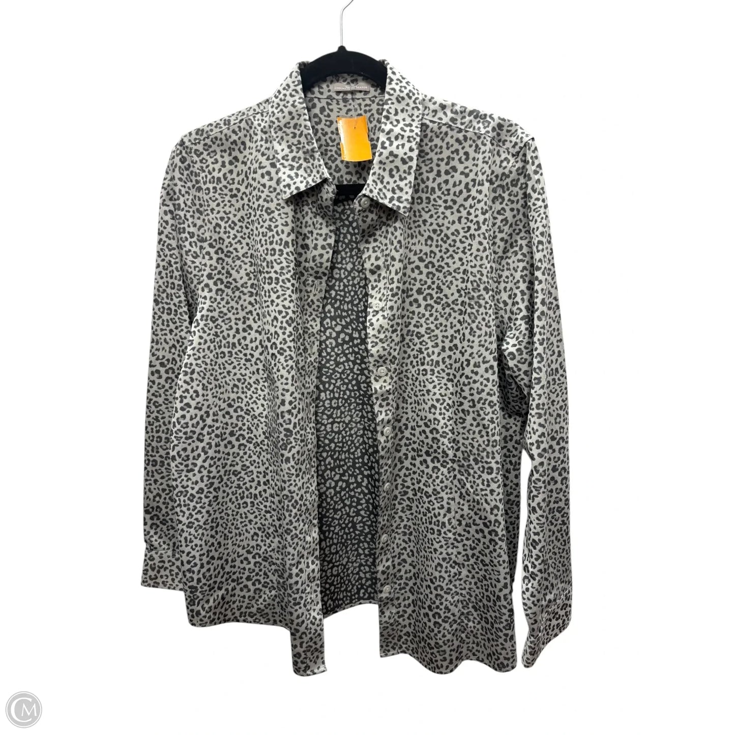 Top Long Sleeve By Chicos In Animal Print, Size: L