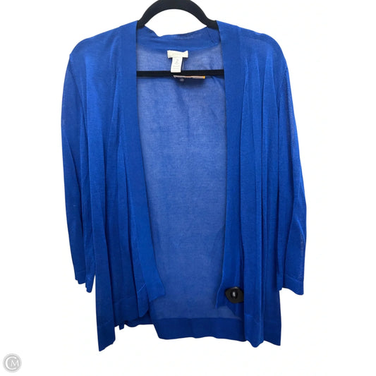 Cardigan By Chicos In Blue, Size: L
