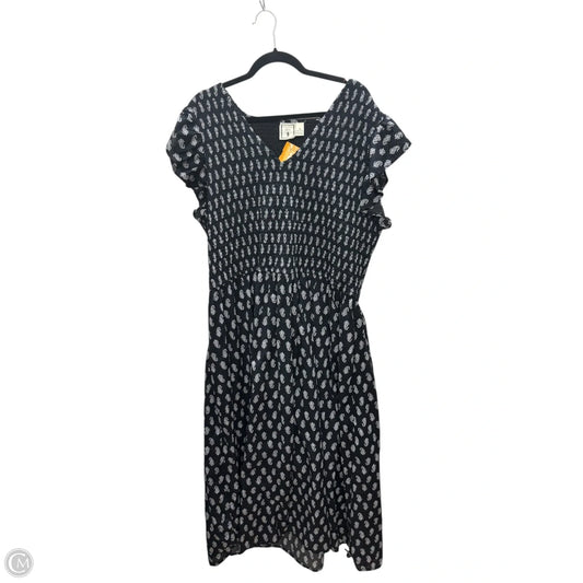 Dress Casual Maxi By Clothes Mentor In Black, Size: 2x