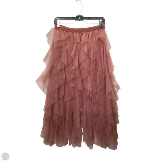 Skirt Maxi By New Mix In Pink, Size: L