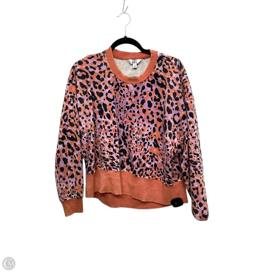 Top Long Sleeve By Joy Lab In Animal Print, Size: L