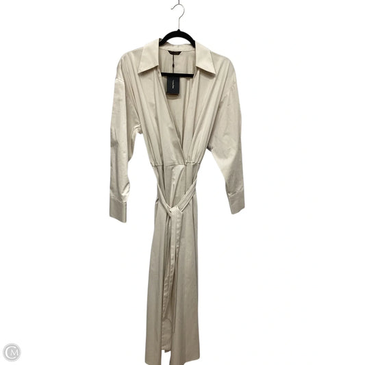 Dress Casual Maxi By Massimo Dutti In Tan, Size: M