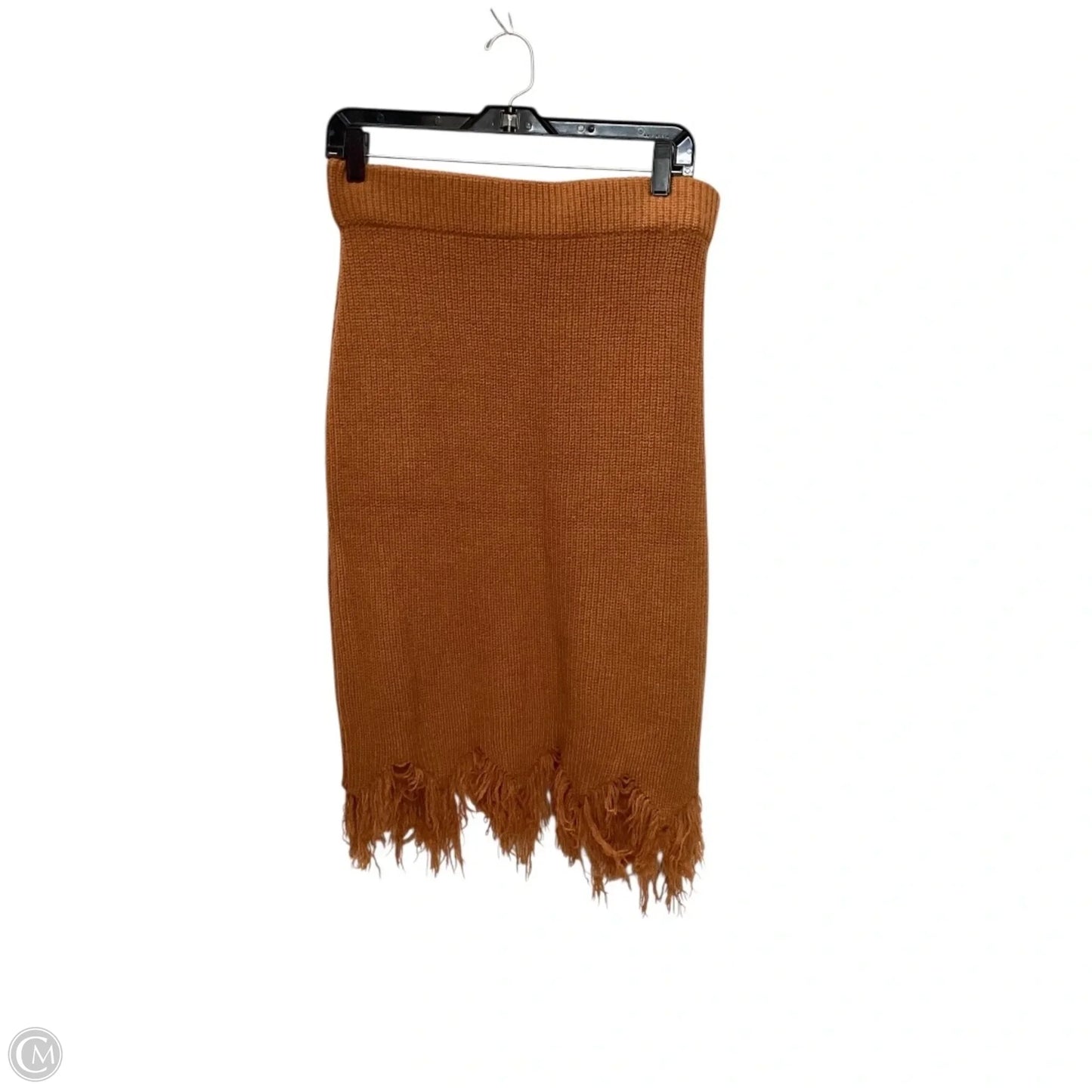 Skirt Midi By Cato In Orange, Size: L