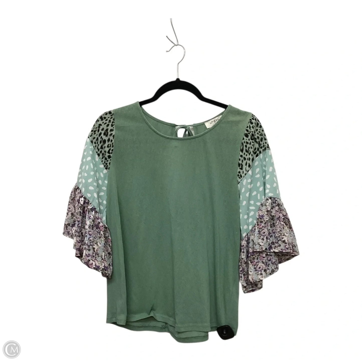 Top Short Sleeve By Umgee In Green, Size: M