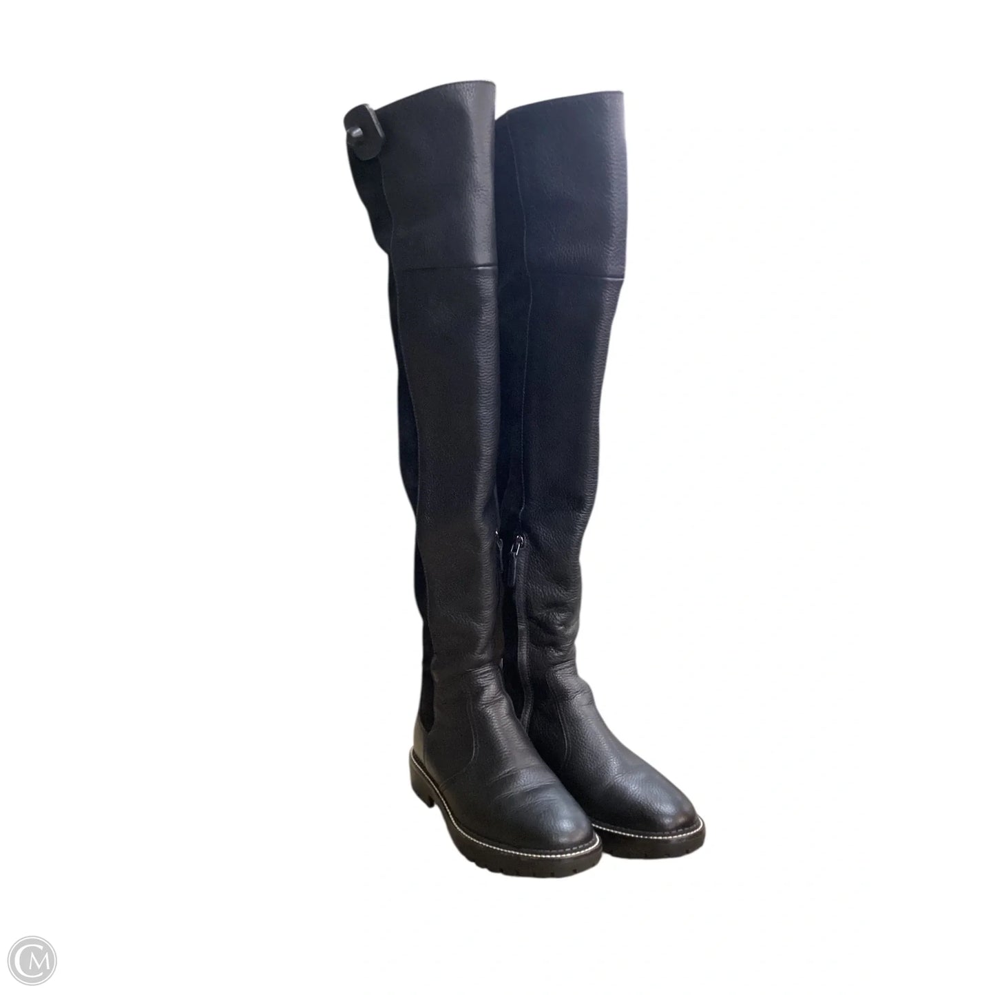 Boots Designer By Tory Burch In Black, Size: 6