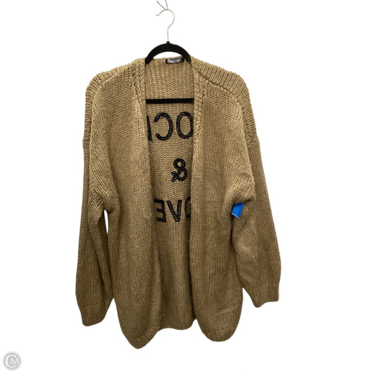 Sweater Cardigan By Prettygarden In Brown, Size: Xl