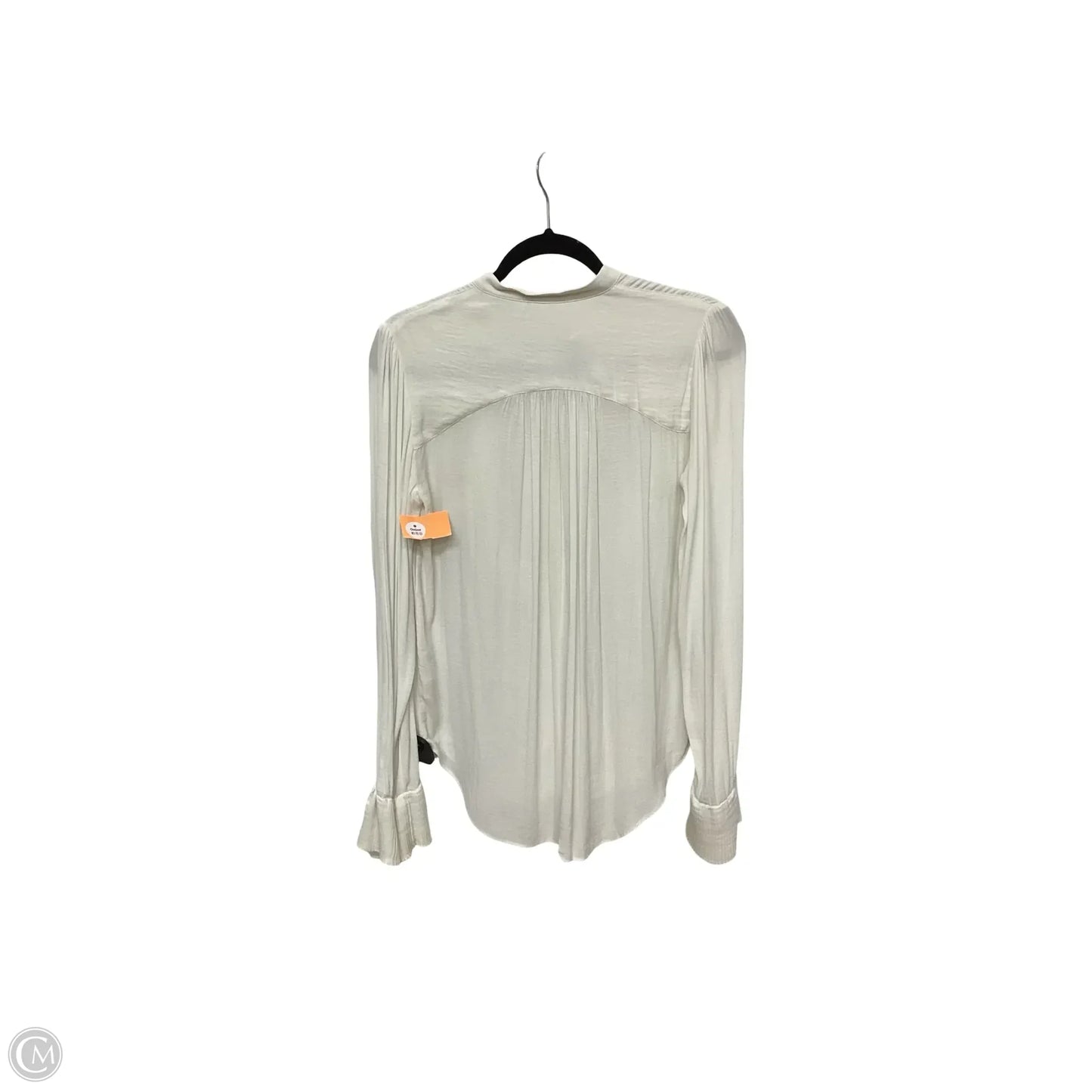 Blouse Long Sleeve By Free People In White, Size: S
