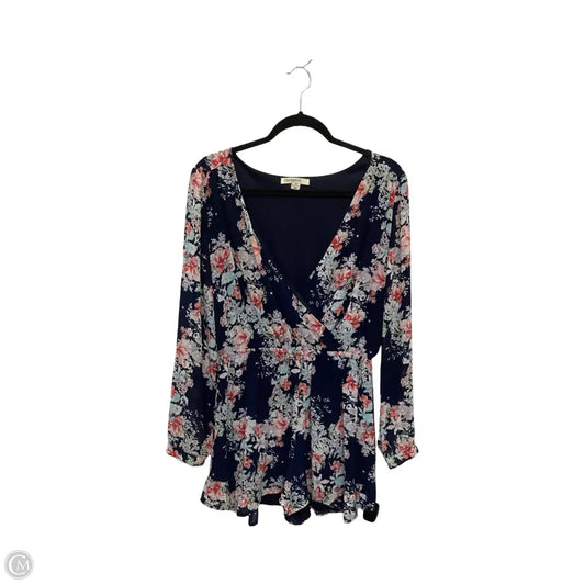 Romper By Carapace In Blue, Size: M
