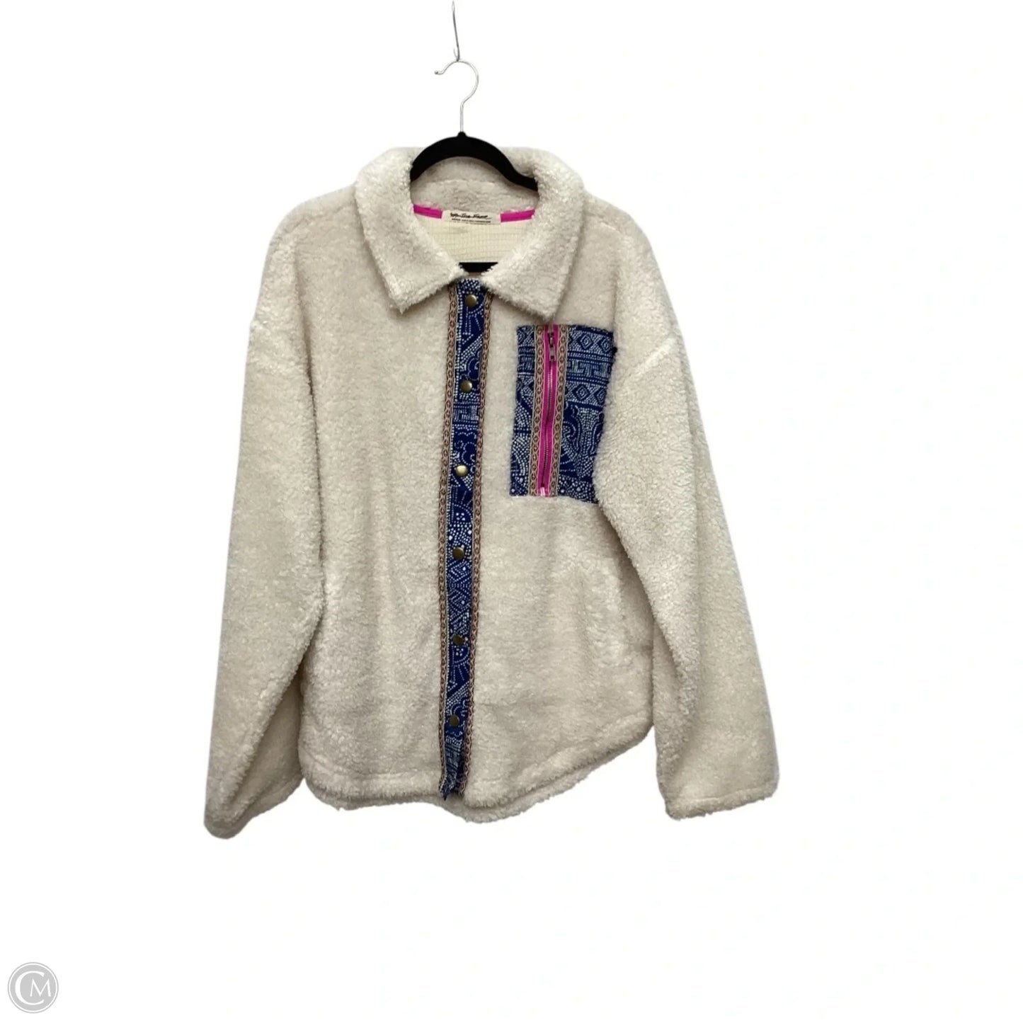 Jacket Faux Fur & Sherpa By We The Free In Cream, Size: M
