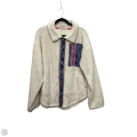 Jacket Faux Fur & Sherpa By We The Free In Cream, Size: M