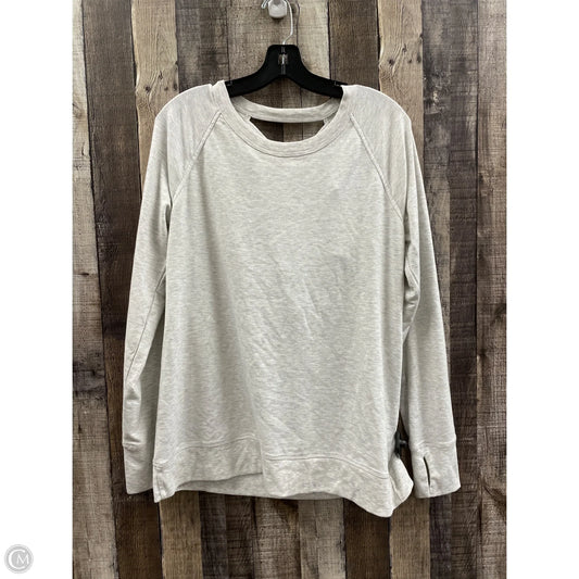Athletic Sweatshirt Crewneck By Ideology In Grey, Size: L