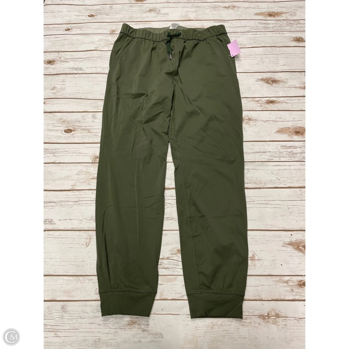 Athletic Pants By Members Mark In Green, Size: L