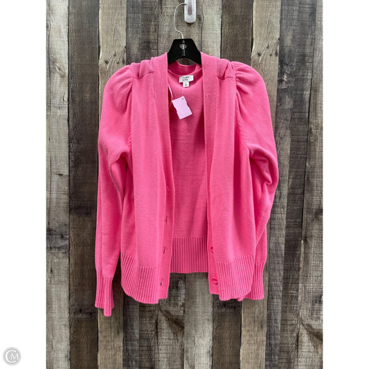 Cardigan By Crown And Ivy In Pink, Size: Xl