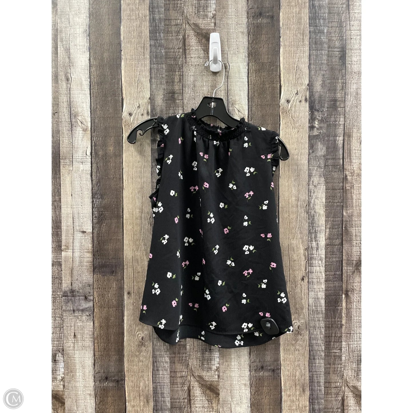 Top Sleeveless By Ann Taylor In Floral Print, Size: Xs