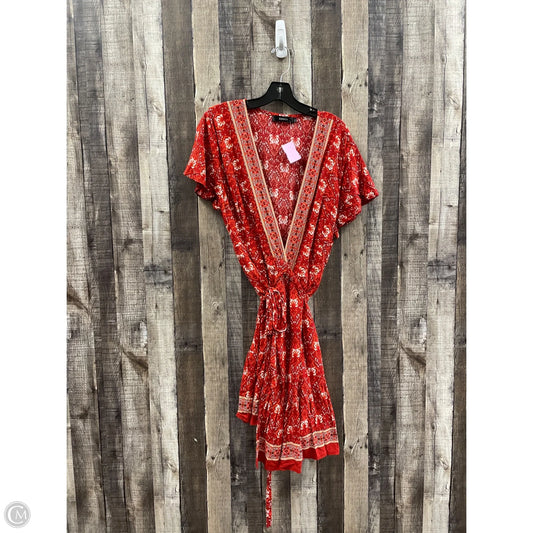 Dress Casual Short By Cme In Red, Size: Xxl