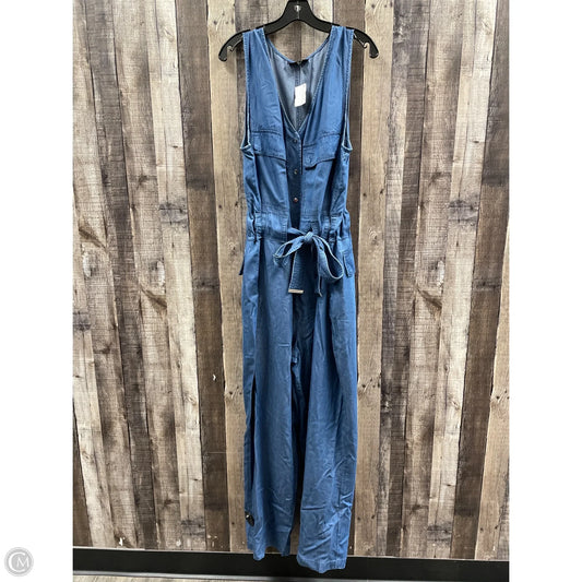 Jumpsuit By Dkny In Blue Denim, Size: Xl