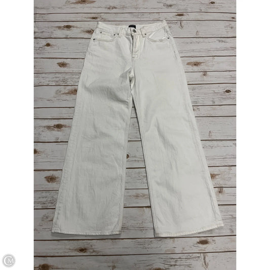 Jeans Wide Leg By J. Crew In White, Size: 4