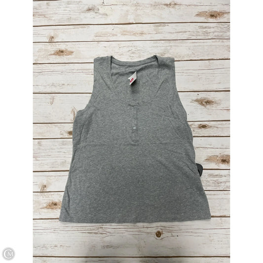 Top Sleeveless By Banana Republic In Grey, Size: M