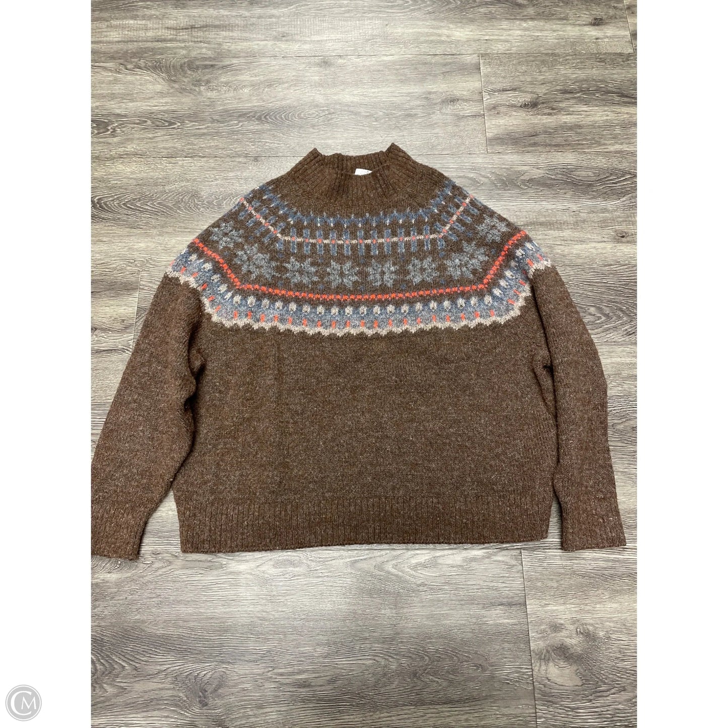 Sweater By Old Navy In Brown, Size: 2x