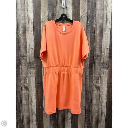 Dress Casual Short By Spanx In Orange, Size: 2x