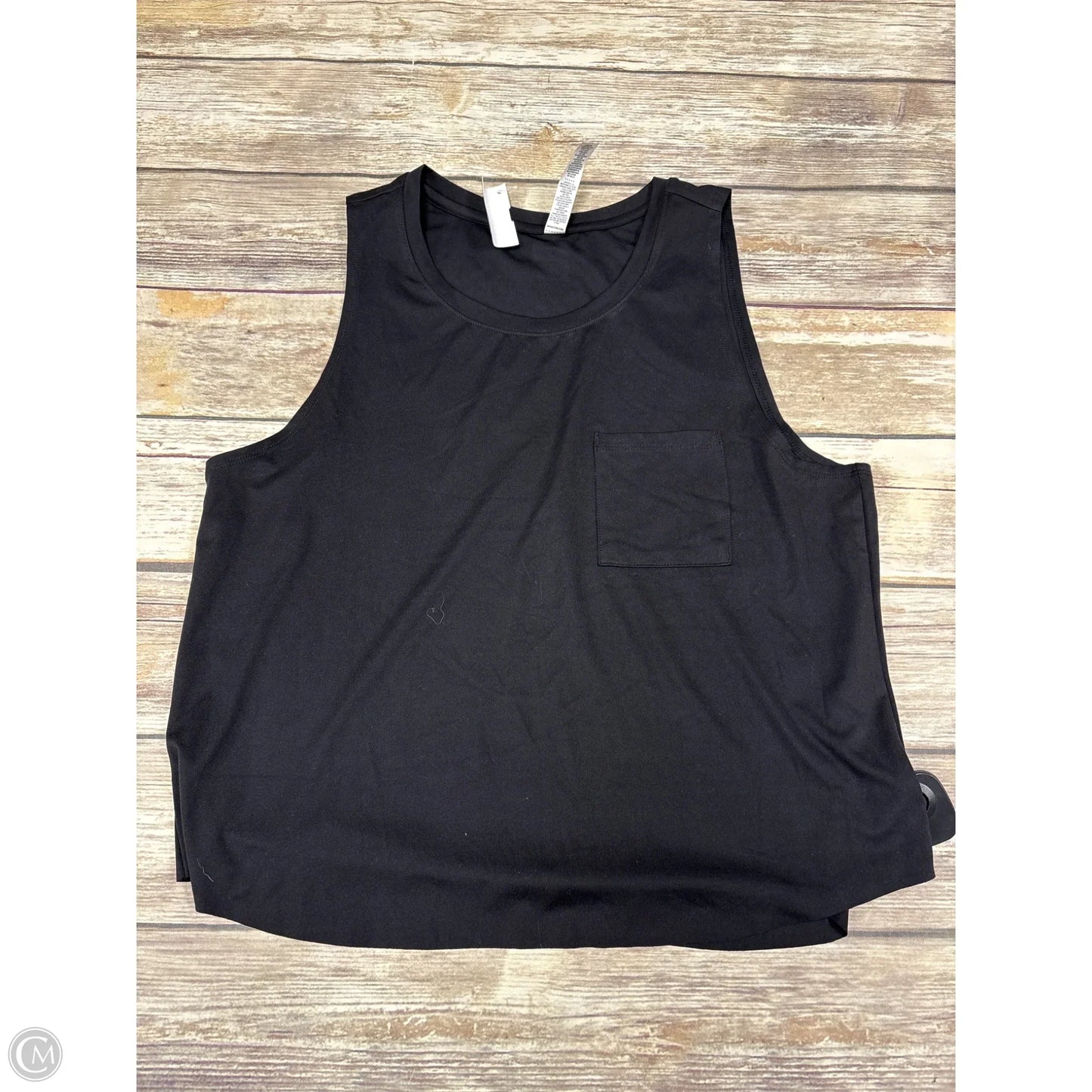 Athletic Tank Top By Rbx In Black, Size: M