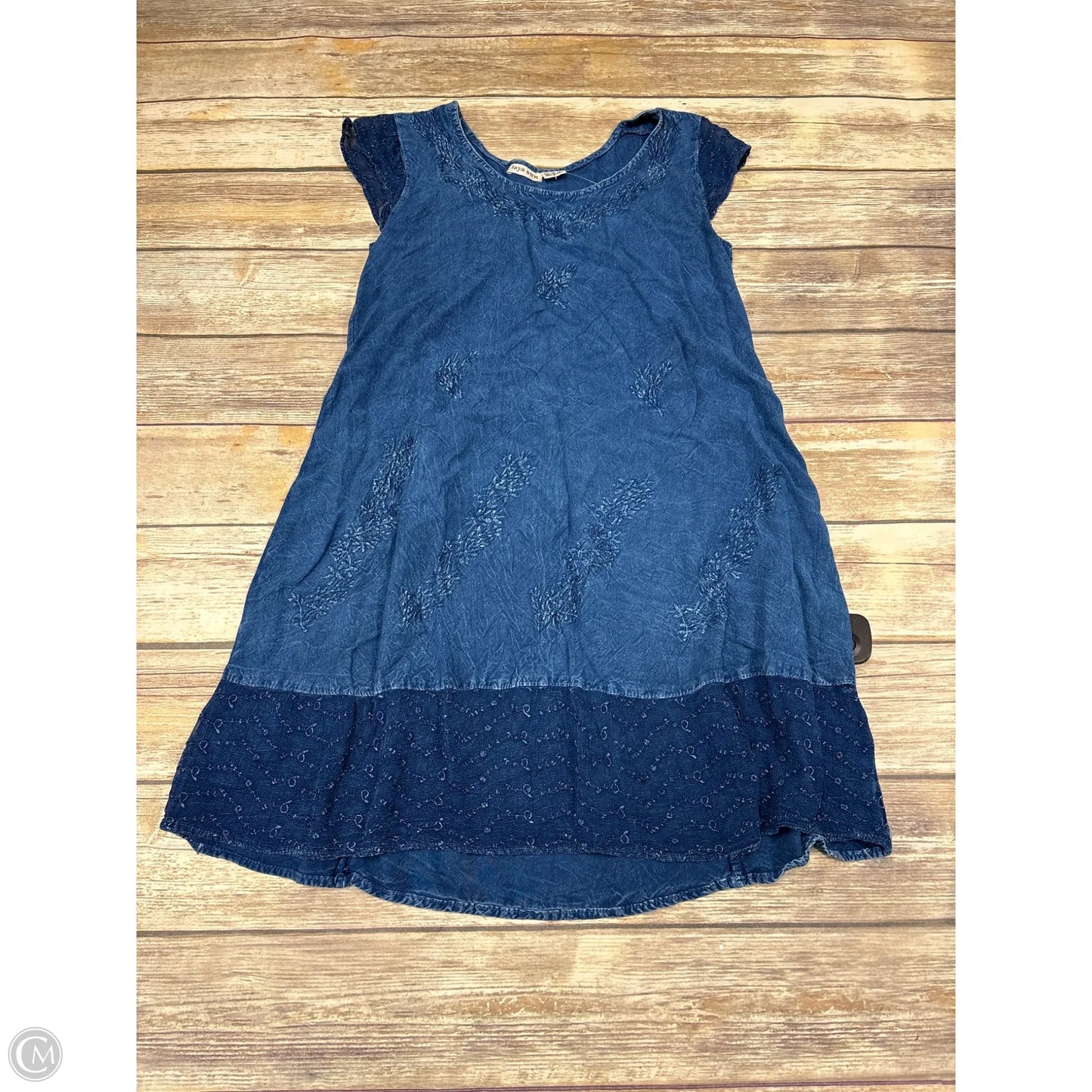 Dress Casual Short By Cme In Blue, Size: S