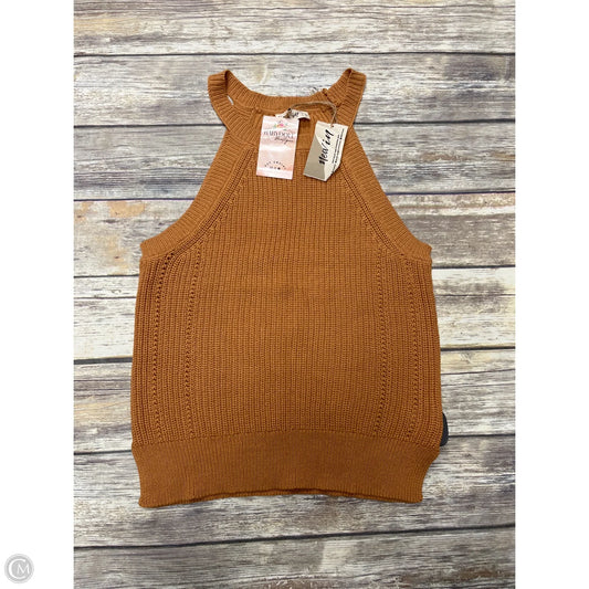 Top Sleeveless By New In In Brown, Size: M
