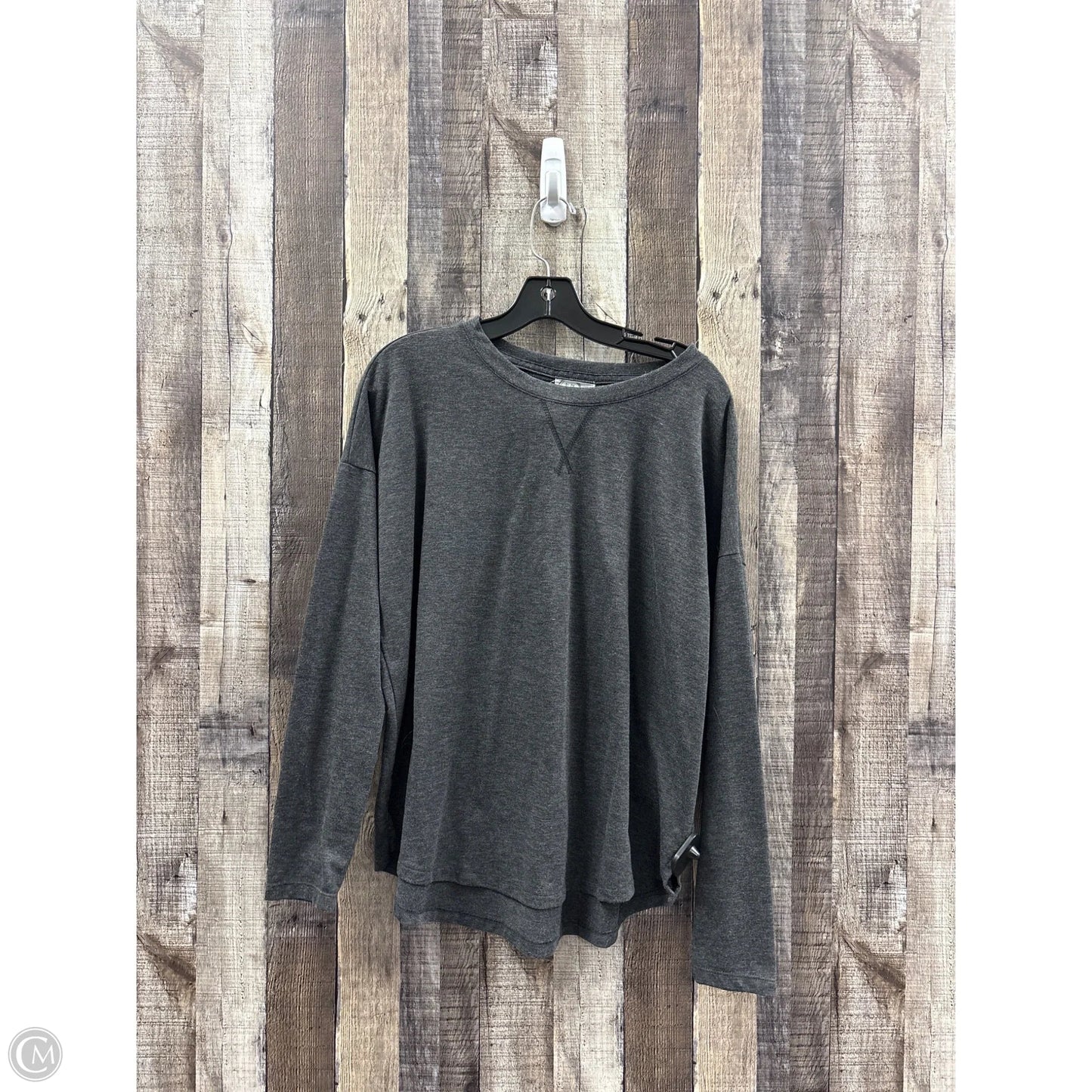 Top Long Sleeve By Maurices In Grey, Size: Xl