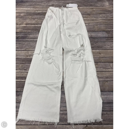 Jeans Flared By Vervet In White, Size: 0