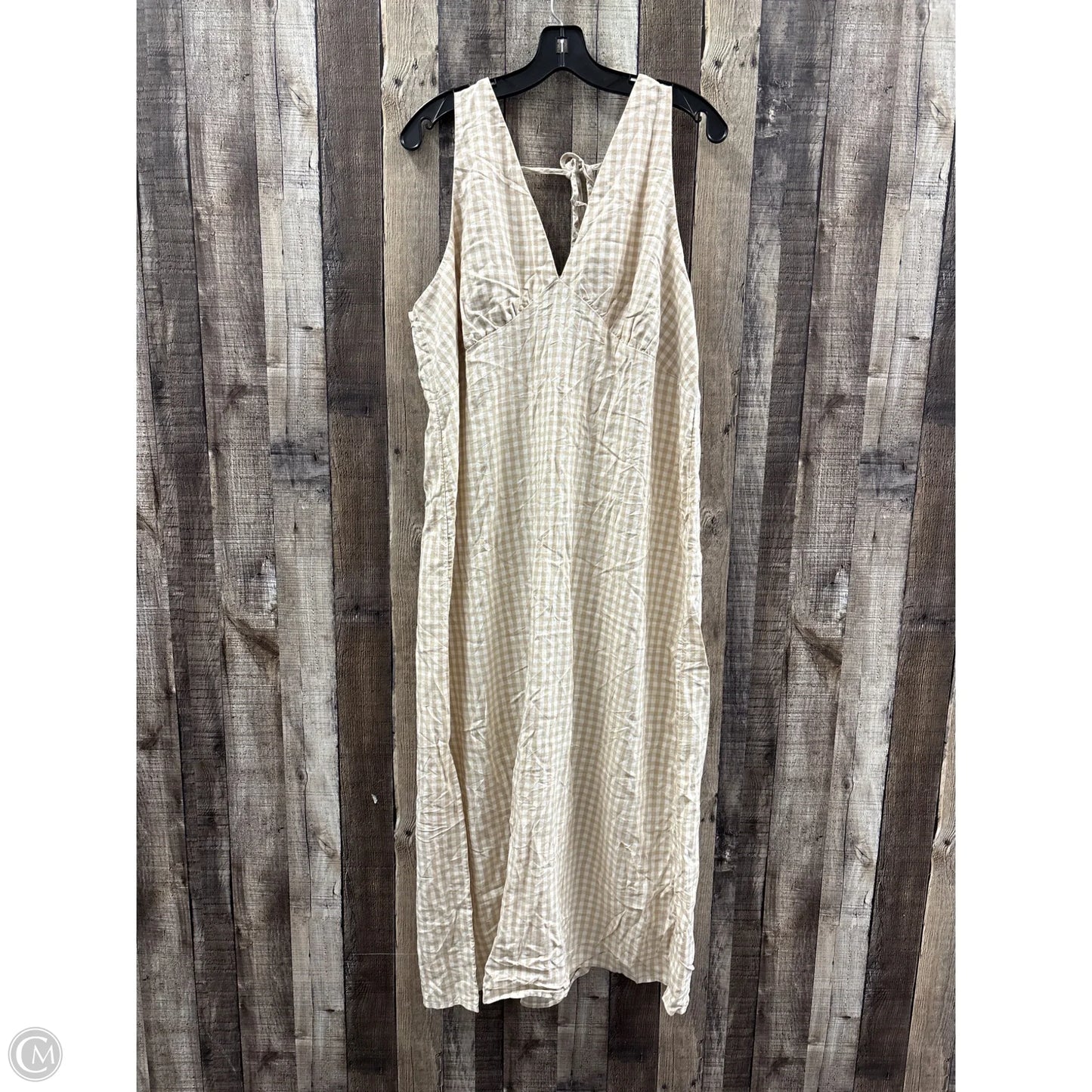 Dress Casual Maxi By Old Navy In Plaid Pattern, Size: 2x