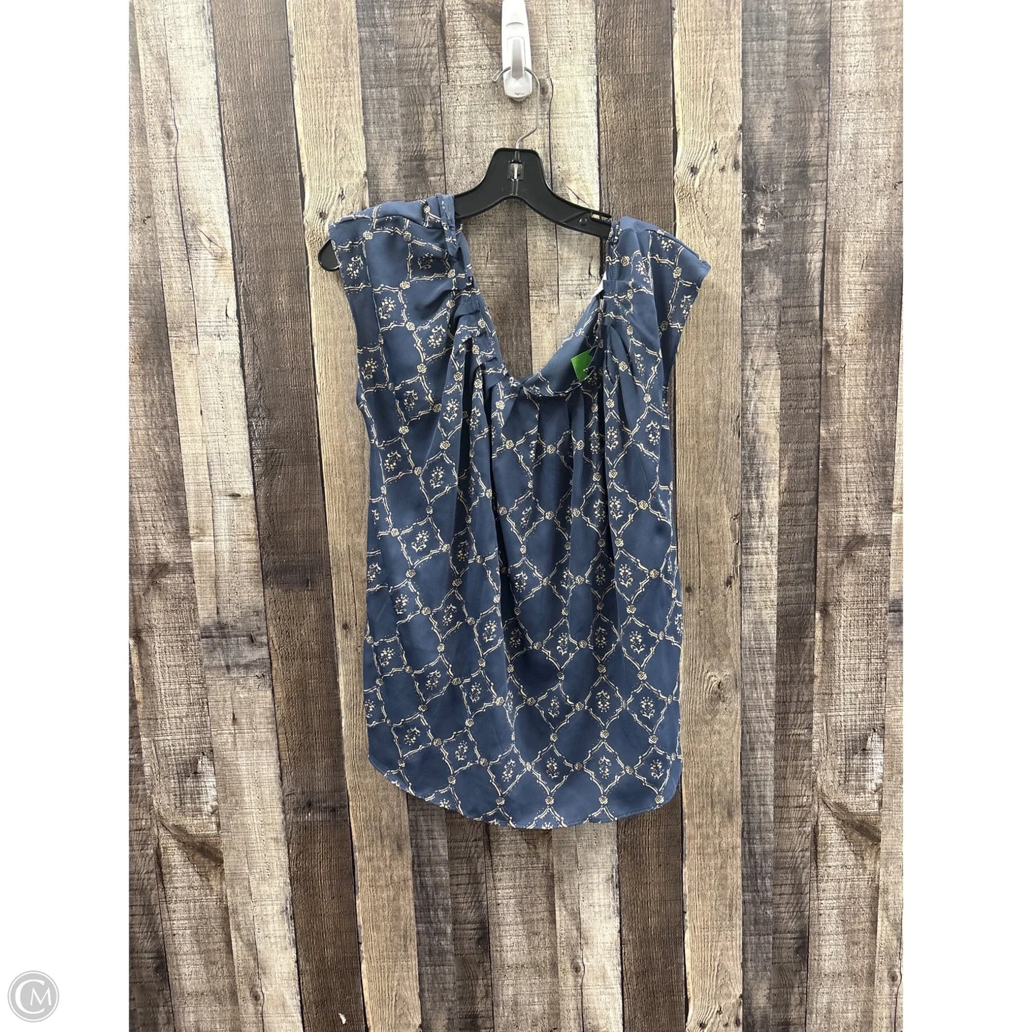 Top Sleeveless By Lc Lauren Conrad In Blue, Size: Xl
