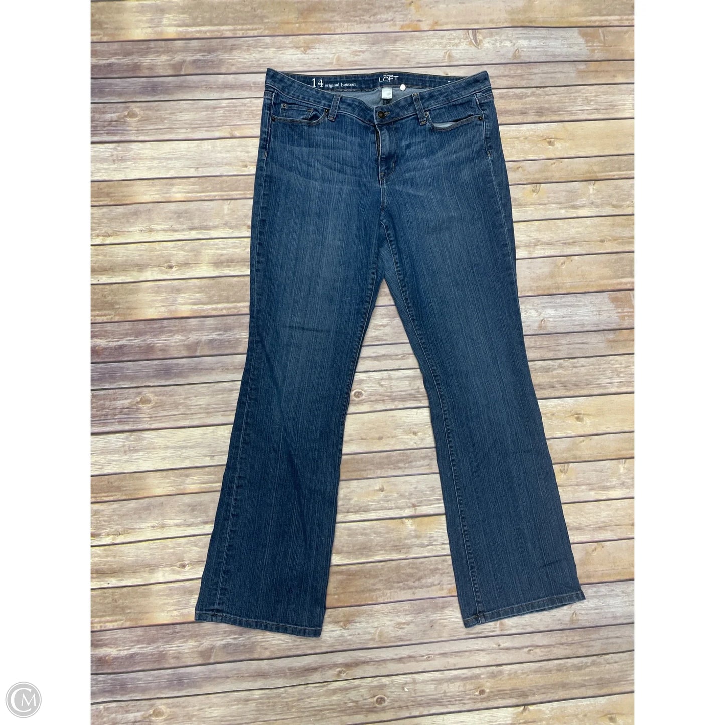 Jeans Boot Cut By Loft In Blue, Size: 14