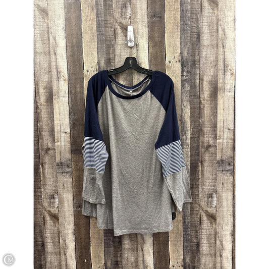 Top Long Sleeve By Cme In Multi-colored, Size: 26