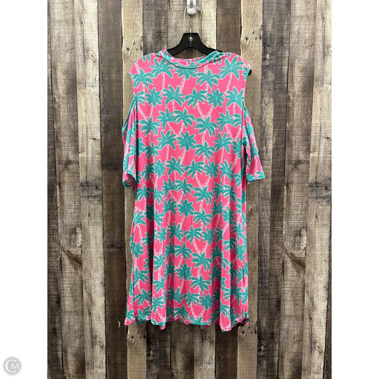 Dress Casual Midi By Simply Southern In Floral Print, Size: Xxl