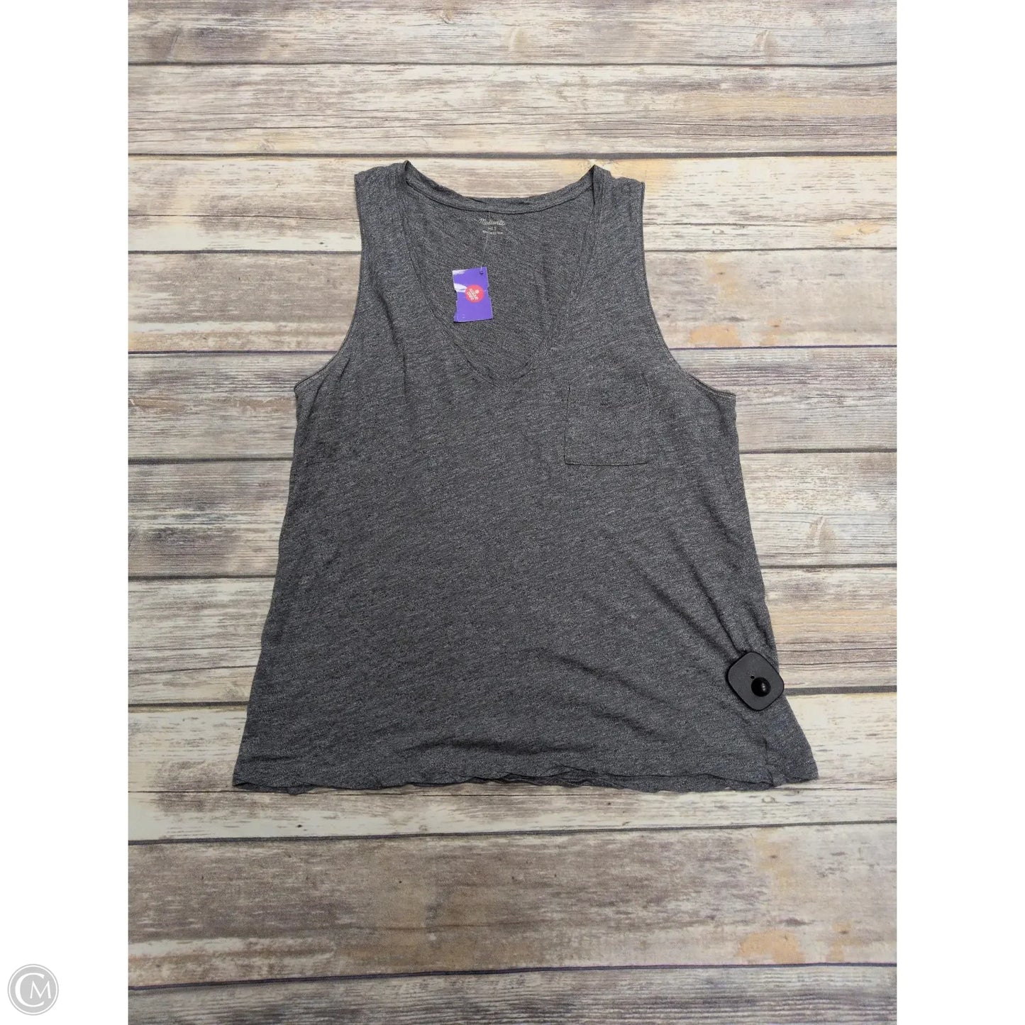 Top Sleeveless By Madewell In Grey, Size: S