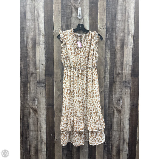 Dress Casual Midi By Ophelia Roe In Multi-colored, Size: S